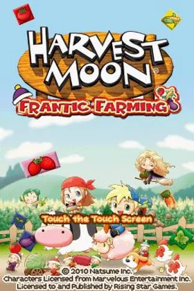 Harvest Moon - Frantic Farming (USA) screen shot title